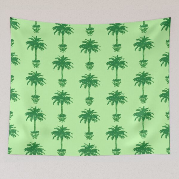 Item preview, Potted Palm Tree, emerald and light green designed and sold by Marymarice.
