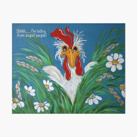 Peek a boo Art Board Print