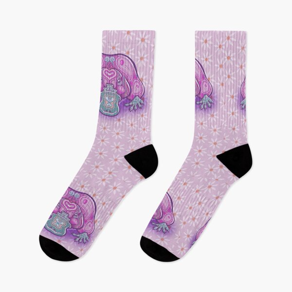Item preview, Alebrijes Style Platypus with Daises  designed and sold by Kat Cardy.