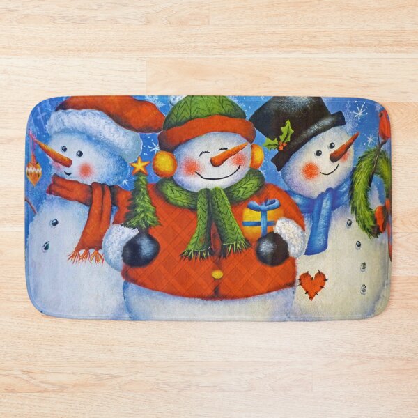 Item preview, 3 Happy Snowmen designed and sold by Frankie Cat Photography.