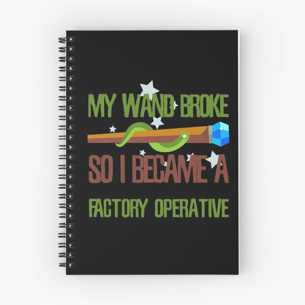 Item preview, My wand broke so I became an factory operative designed and sold by Kam-designs.