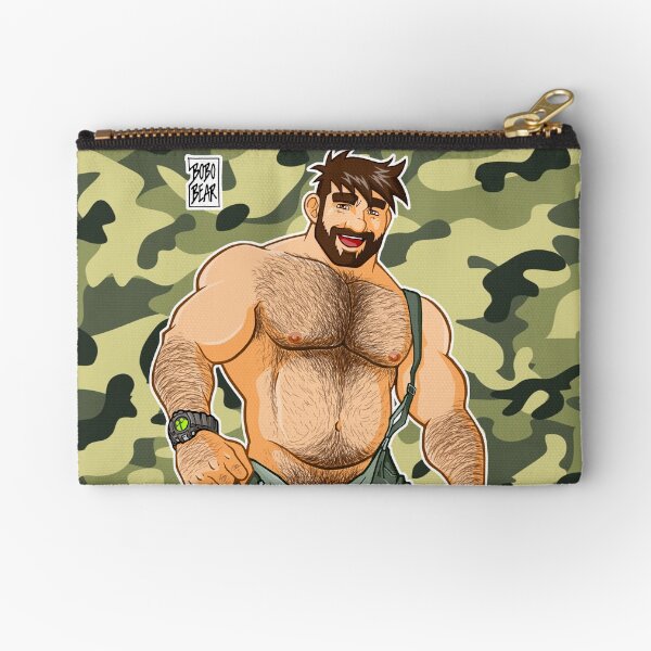 ADAM LIKES DUNGAREES - CAMOUFLAGE Zipper Pouch