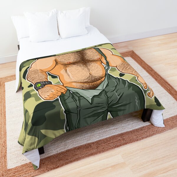 ADAM LIKES DUNGAREES - CAMOUFLAGE Comforter