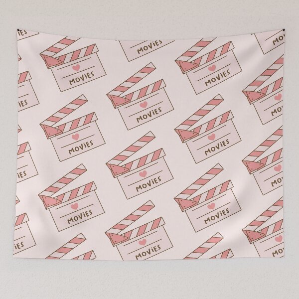 Item preview, I love movies - brown/pink designed and sold by Wlaurence.