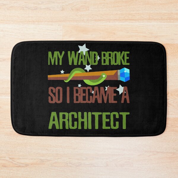 Item preview, My wand broke so I became a architect designed and sold by Kam-designs.