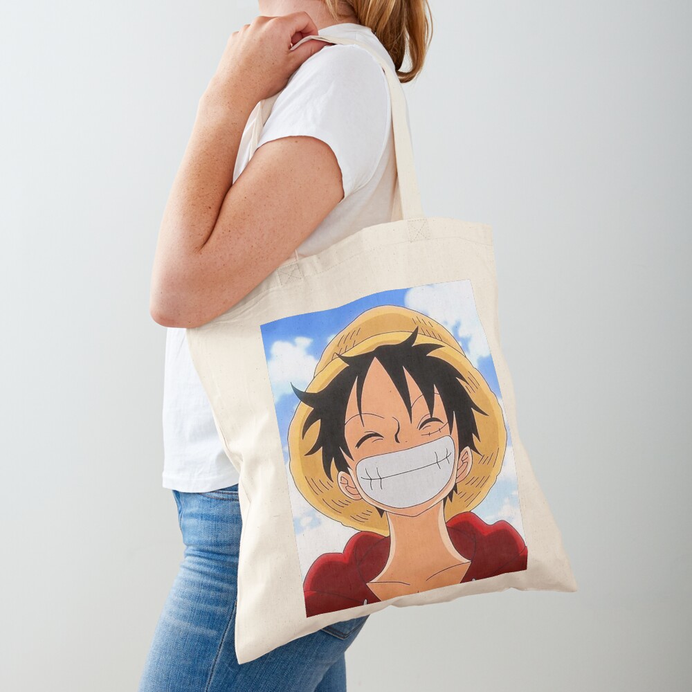 Tote bag « Luffy Smiling One Piece », par Lilzer99 Redbubble