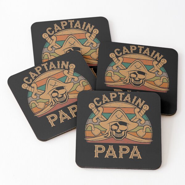 Item preview, Fun Captain Papa Pirate Gift Jolly Roger Flag Dad Halloween designed and sold by Nikolaienko Artem.