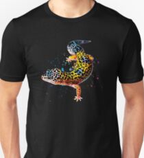 Leopard Gecko Reptile Keeper Lizard Watercolor Slim Fit T-Shirt