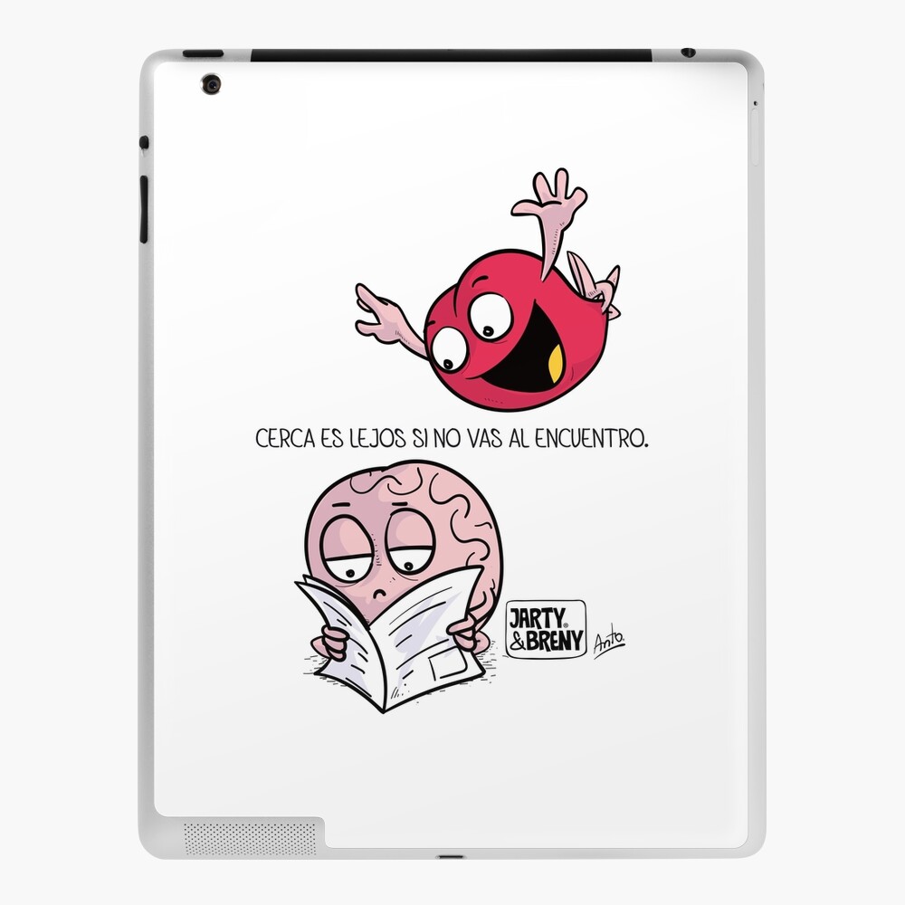Cerca es lejos Funda y vinilo para iPad