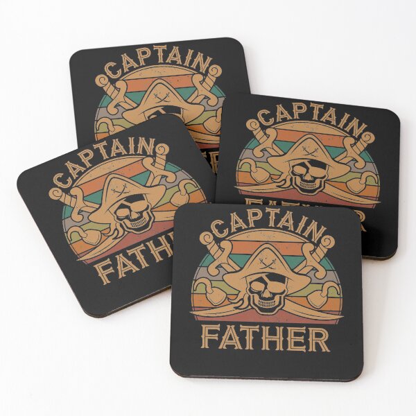 Item preview, Captain Father Pirate Gift Jolly Roger Flag Dad Halloween  designed and sold by Nikolaienko Artem.