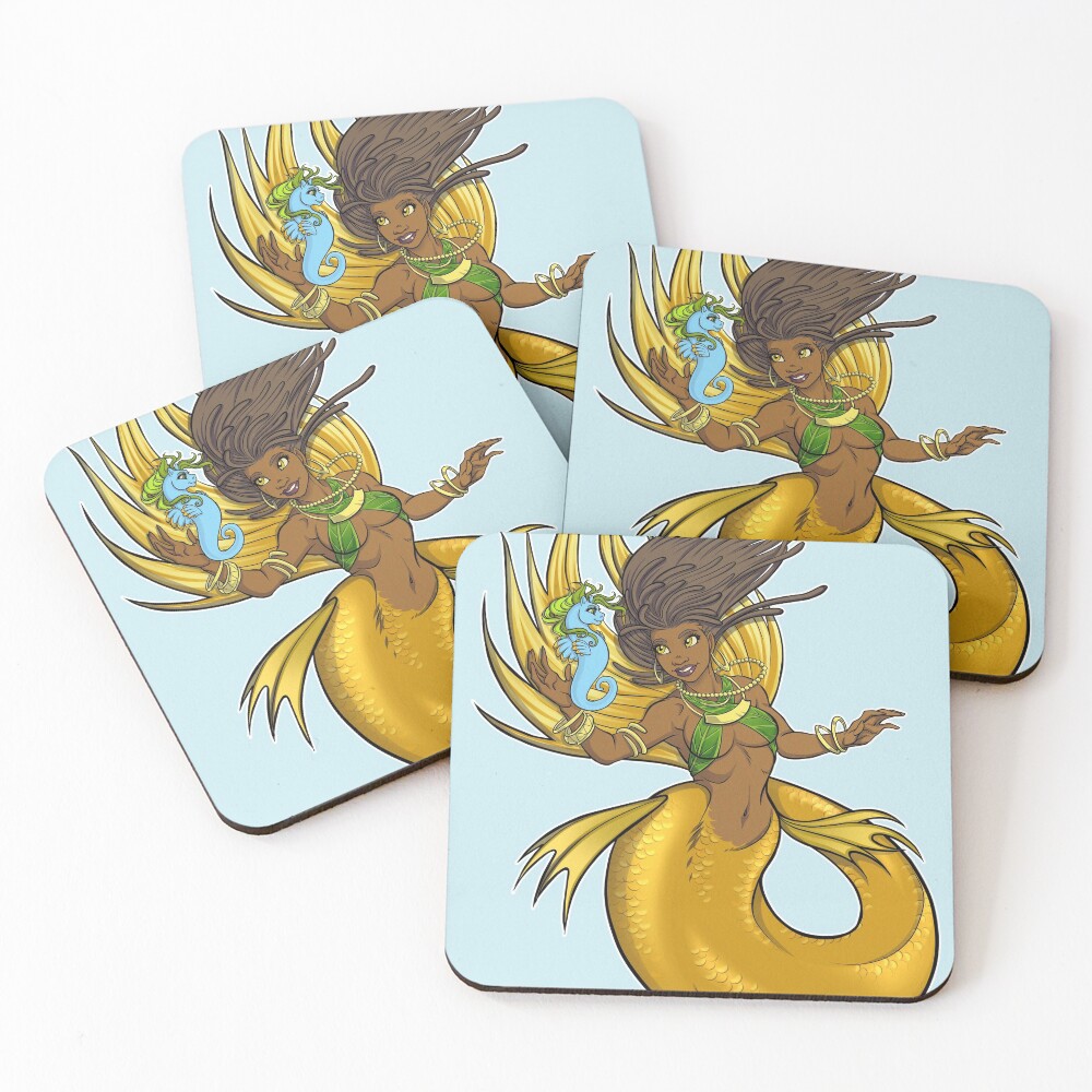 Item preview, Coasters (Set of 4) designed and sold by cybercat.