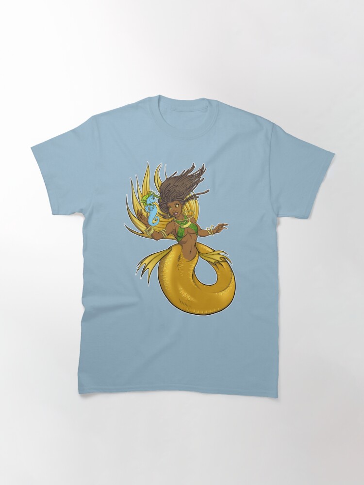Alternate view of  Island Mermaid Gold  Classic T-Shirt