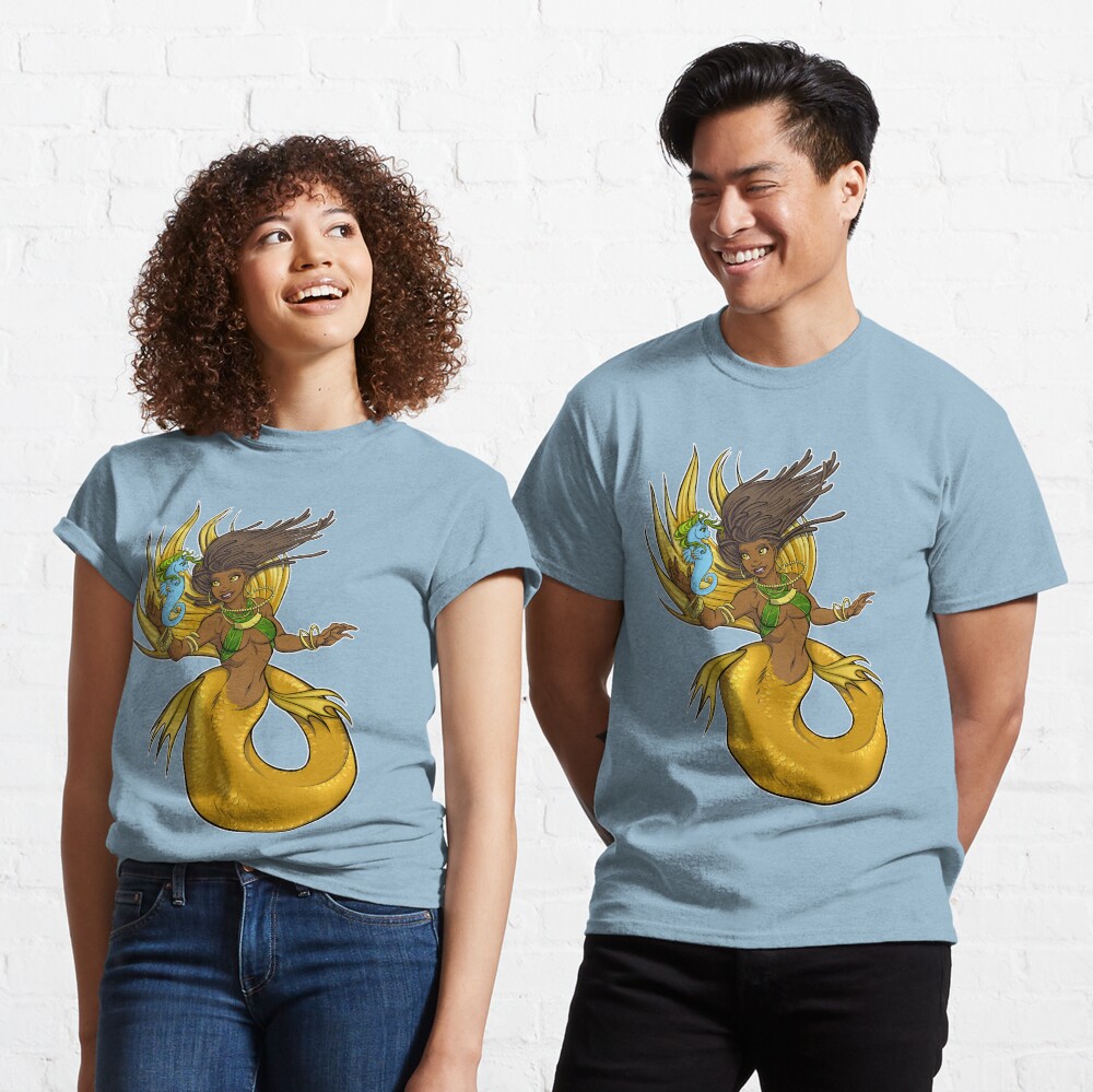 Island Mermaid Gold Classic T-Shirt