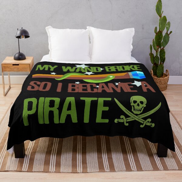 Item preview, My wand broke so I became a pirate designed and sold by Kam-designs.