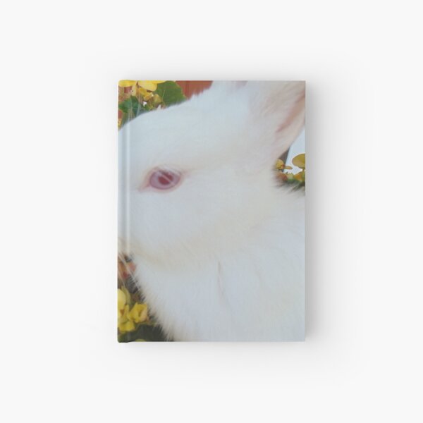 Adorable bunny Hardcover Journal