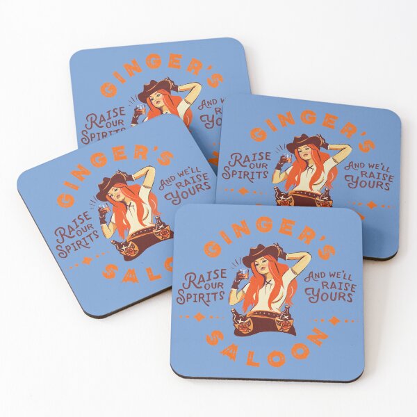 Item preview, Ginger's Saloon Pinup Girl designed and sold by The Whiskey Ginger Design Shop.