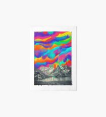 Skyfall, Melting Northern Lights Art Board Print