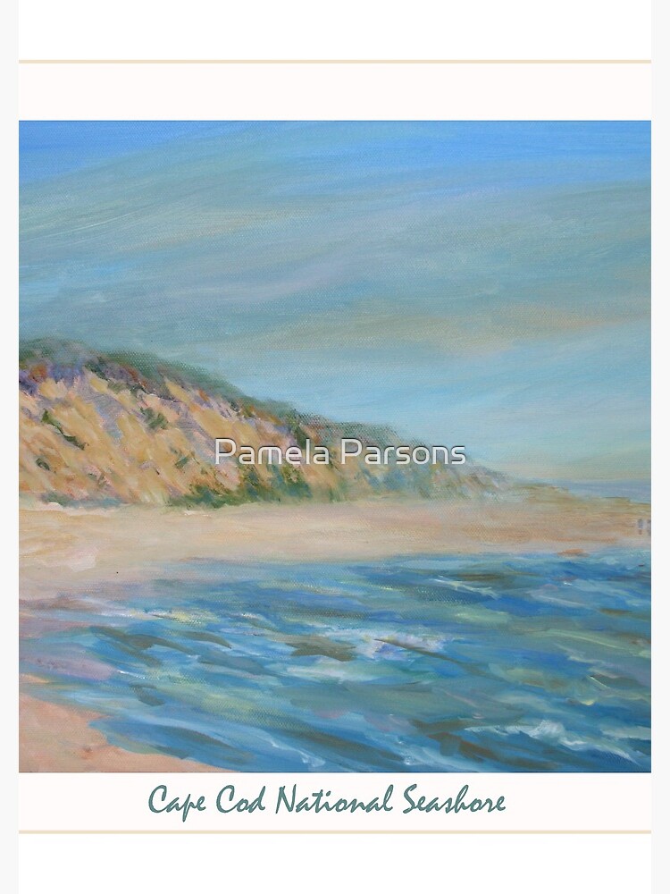 Cape Cod National Seashore. Oil painting of the unspoiled dunes and beach of Cape Cod. by parsonsp