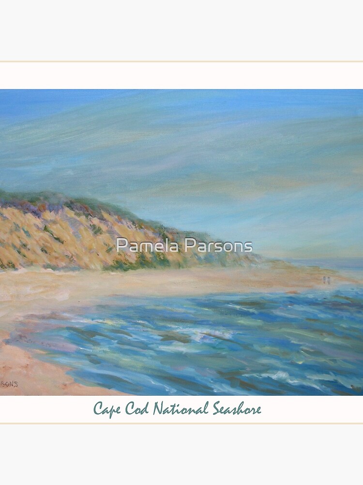 Cape Cod National Seashore. Oil painting of the unspoiled dunes and beach of Cape Cod. by parsonsp
