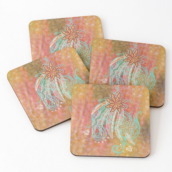 Item preview, Hawaiian-Polynesian Sunset Tribal Designs designed and sold by sunnthreads.