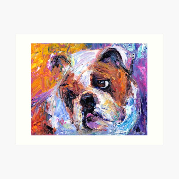ART PRINT Watercolor English Springer Spaniel painting Svetlana Novikova signed