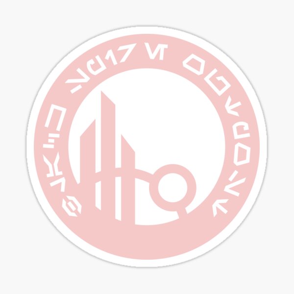 Black Spire Outpost Millennial Pink Sticker