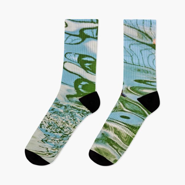Item preview, Mallard duckling swimming in a pond Water Reflections designed and sold by Anna Lemos.