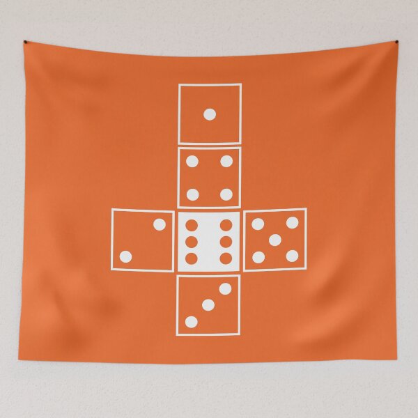 Item preview, Orange Unrolled D6 designed and sold by clarkstpress.