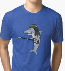 Reggae shark Tri-blend T-Shirt
