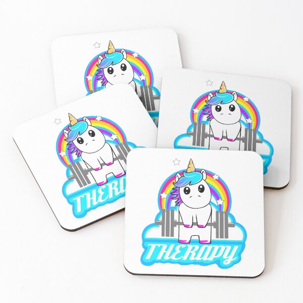 Item preview, Fitness, Barbell unicorn, gym girls, barbell therapy designed and sold by Tim Addison.