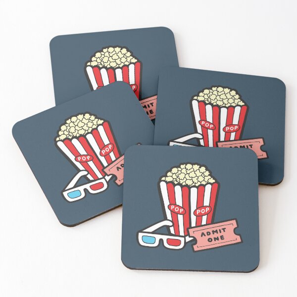 Item preview, Movie Pattern in Dark Blue designed and sold by evannave.