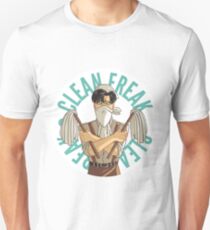 Levi button - Clean Freak Unisex T-Shirt