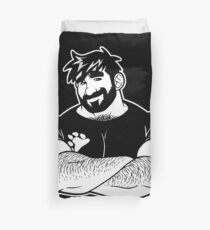 ADAM LIKES CROSSING ARMS - LINEART Duvet Cover
