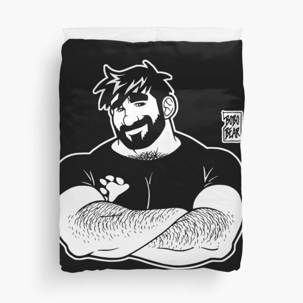 ADAM LIKES CROSSING ARMS - LINEART Duvet Cover