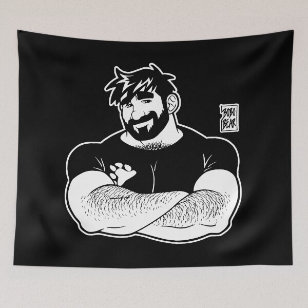 Item preview, ADAM LIKES CROSSING ARMS - LINEART designed and sold by bobobear.
