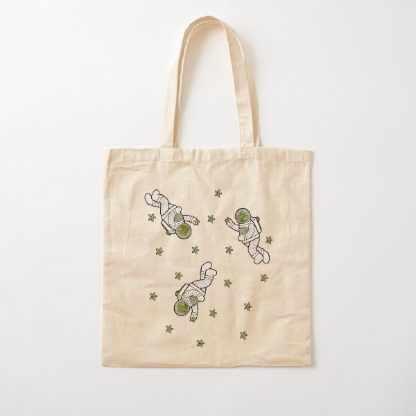 Astro Terrarium Pattern Cotton Tote Bag