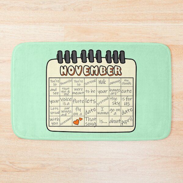 Item preview, November (April's Song) designed and sold by Bruna Esmanhotto.