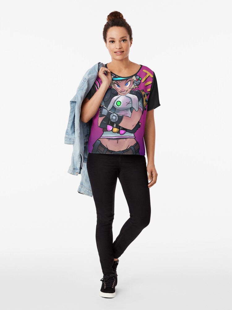 Alternate view of Not So Tiny Tina Borderlands 3 Chiffon Top