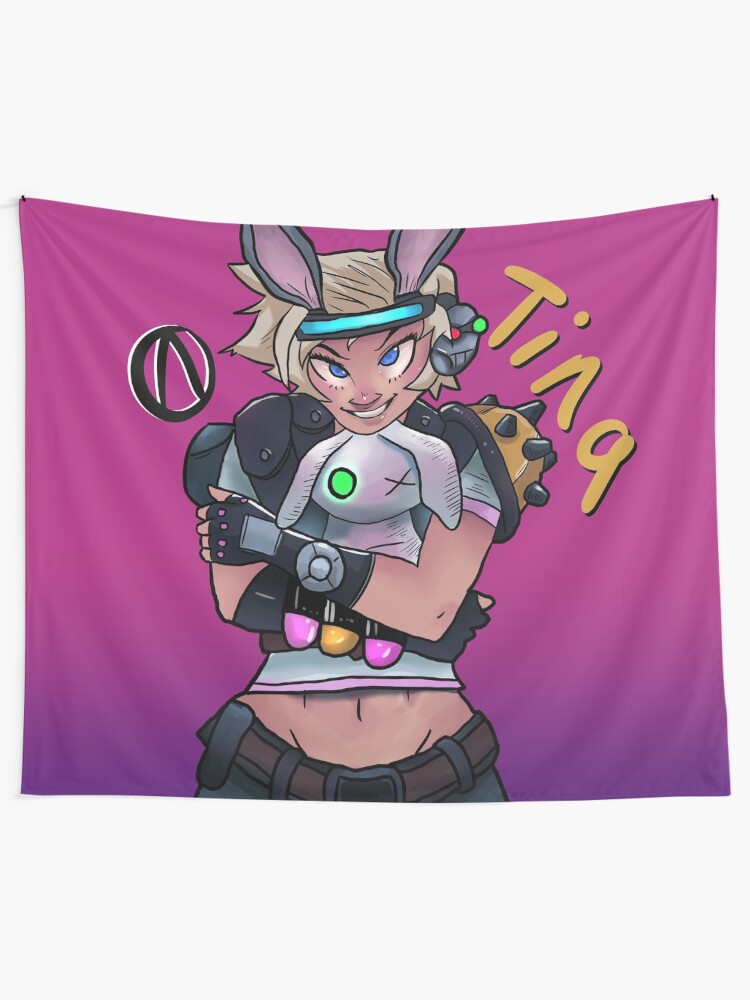 Alternate view of Not So Tiny Tina Borderlands 3 Wall Tapestry