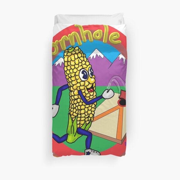 Cornhole Champion Duvet Cover