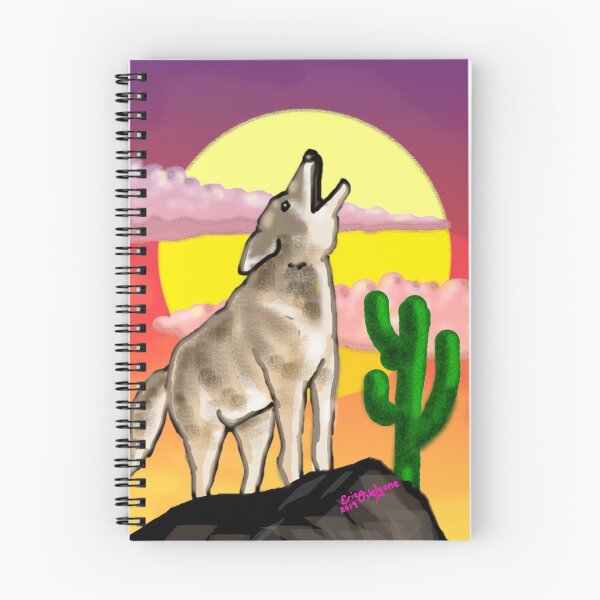 Item preview, Coyote Sunset Version1 designed and sold by DarkRubyMoon.