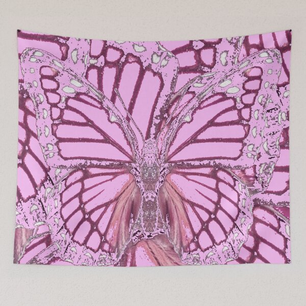 Item preview, PINK MONARCH STYLE BUTTERFLY MODERN ART ABSTRACT designed and sold by sharlesart.
