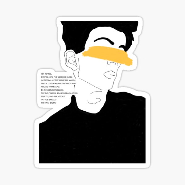 Tannenwälder Egon Schiele Sticker