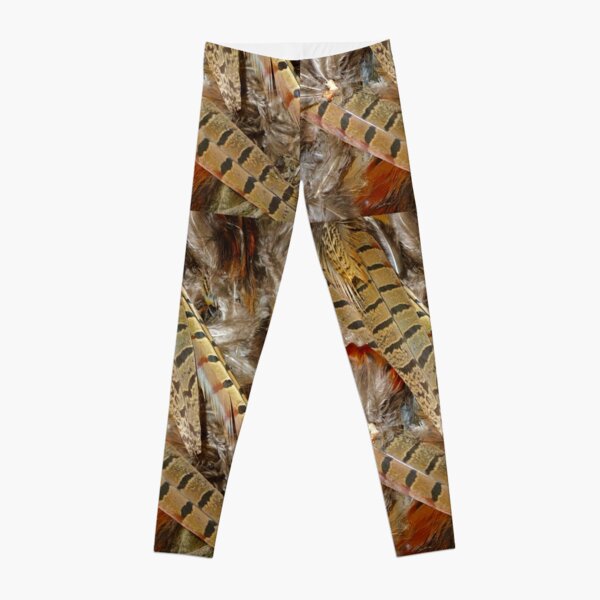 pheasant feathers 2 Leggings