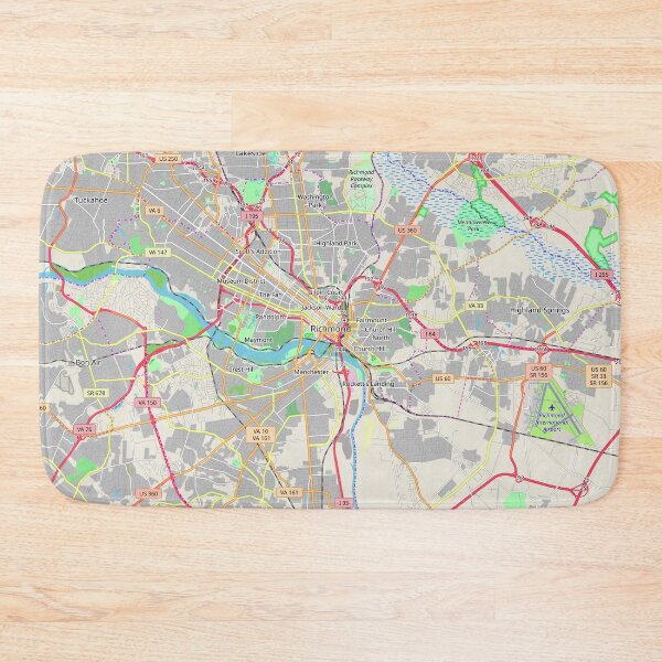 Item preview, Accurate Map of Richmond Virginia designed and sold by L.  E. Woodson.