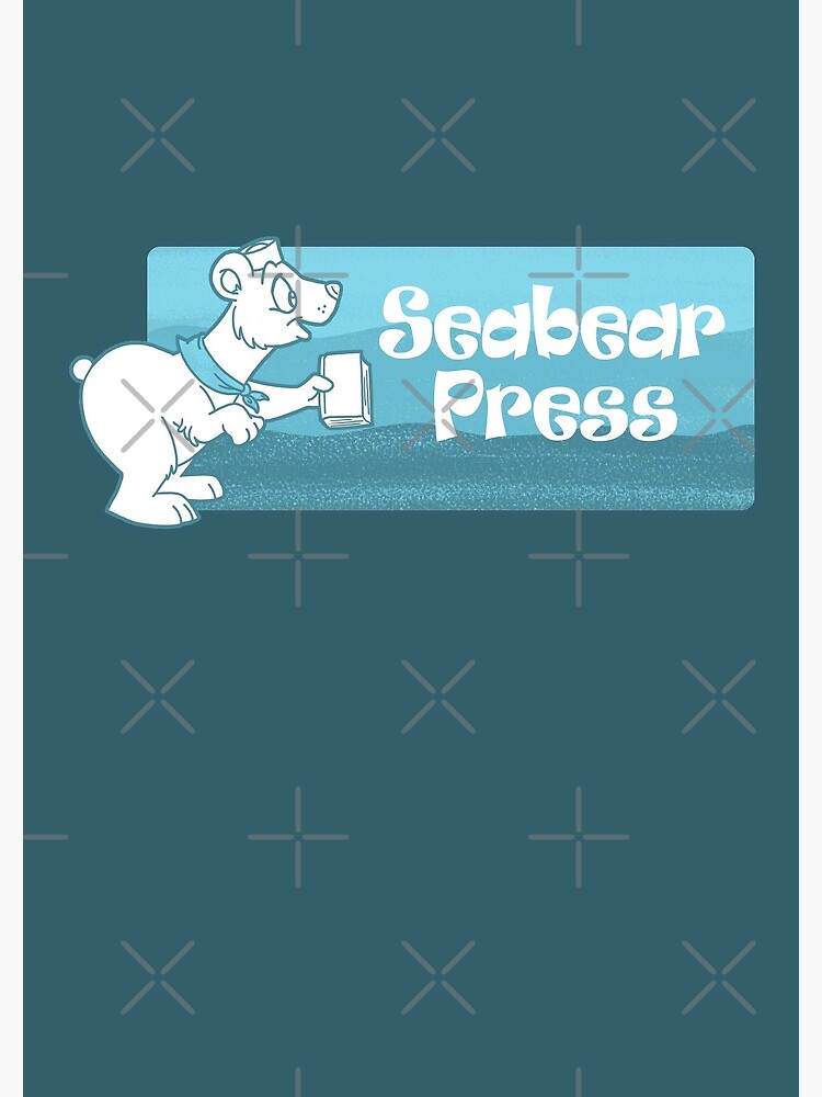 Thumbnail 3 of 3, Spiral Notebook, Seabear Press Bear Logo designed and sold by SeabearPress.