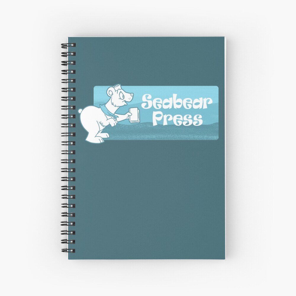 Seabear Press Bear Logo Spiral Notebook