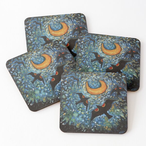 Item preview, Redwing Moon designed and sold by Elliott Art Studio.