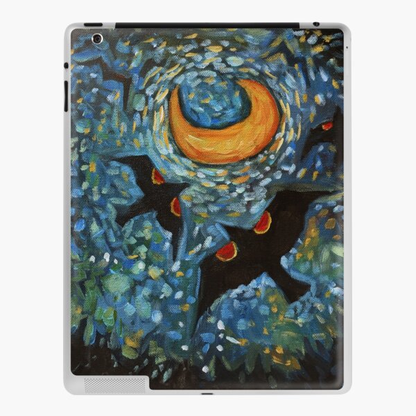 Redwing Moon iPad Skin