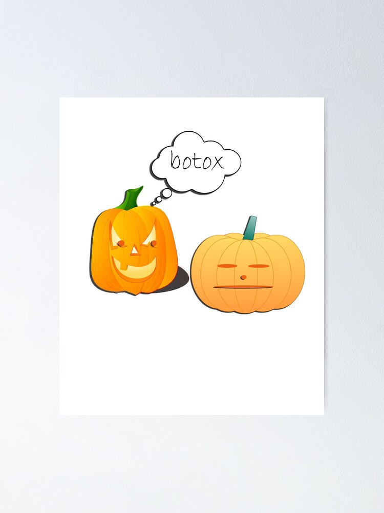 Halloween Funny Pumpkin Faces, Botox Fall Gifts